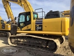 Used Komatsu Excavator,Used Komatsu in yard,Back of used Komatsu